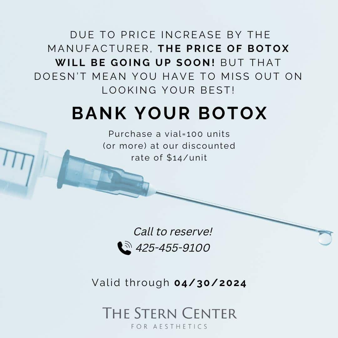 Botox Special Price Increase