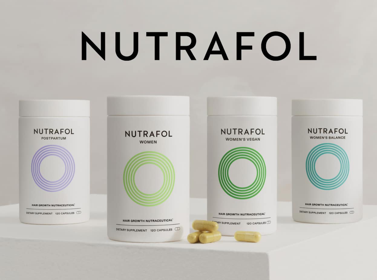 Nutrafol Image 1 with logo Nutrafol Image 1 with logo