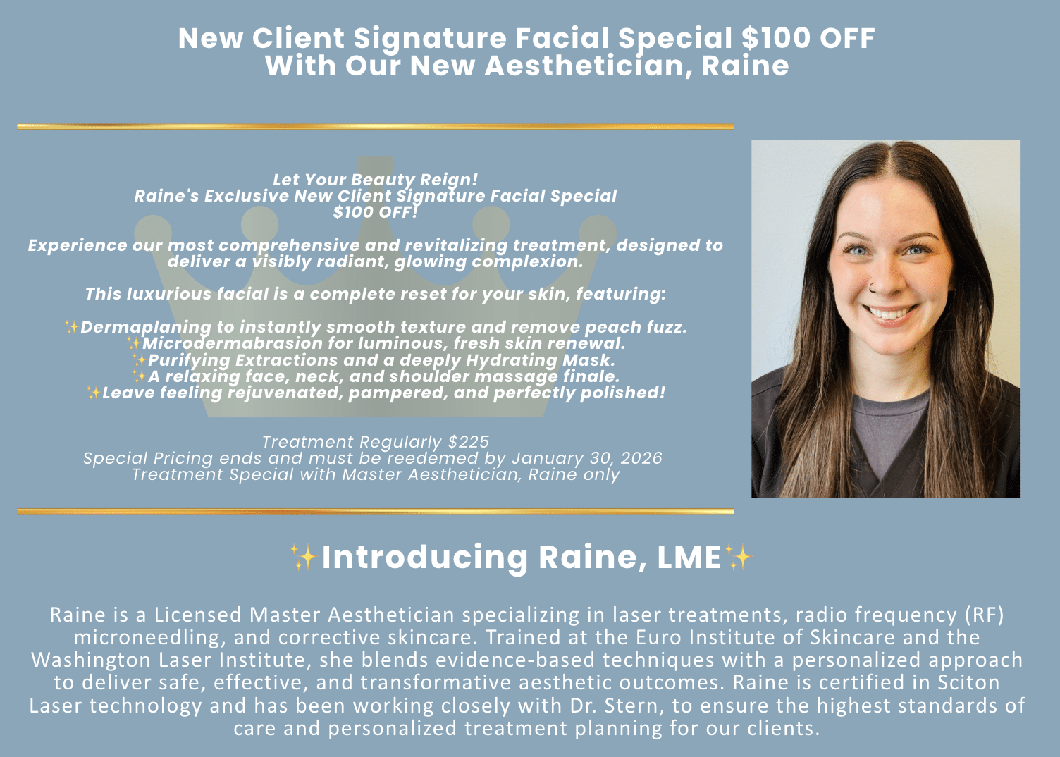 Raine Facial Special